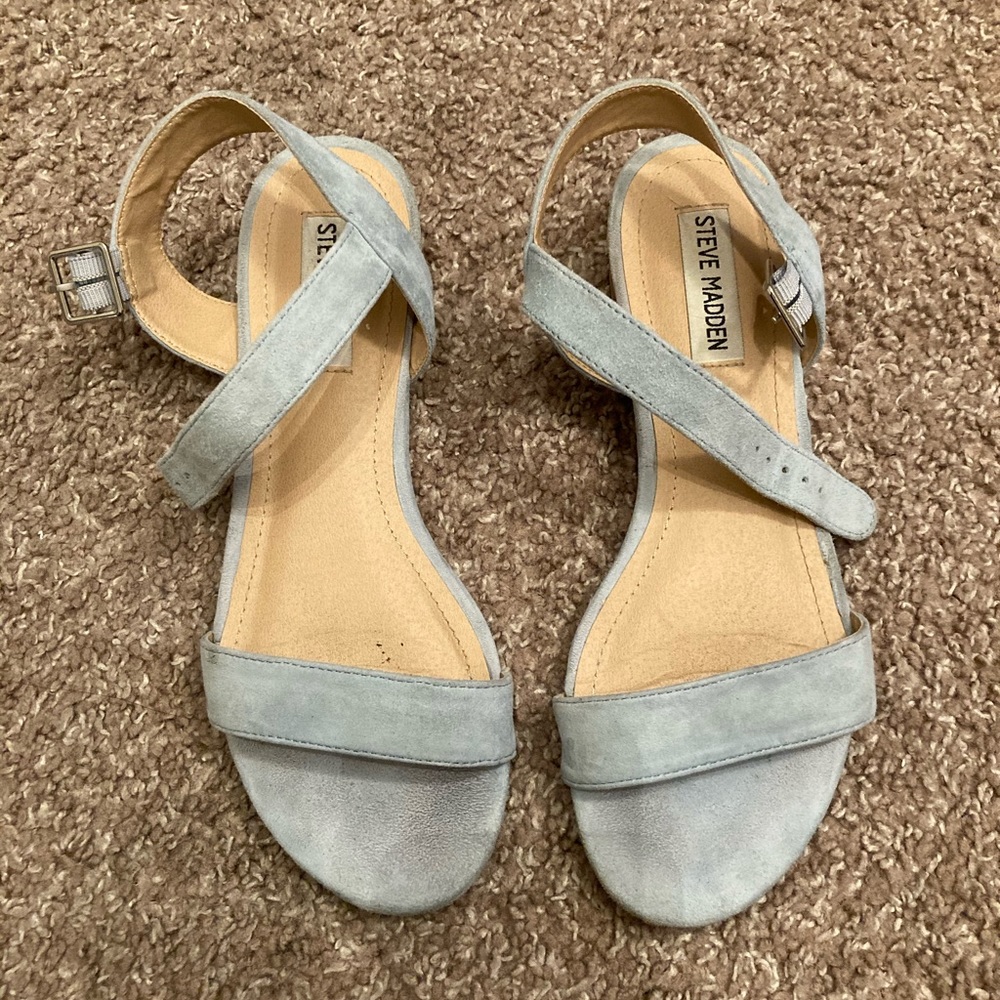 Steve Madden Baby Blue Sandals